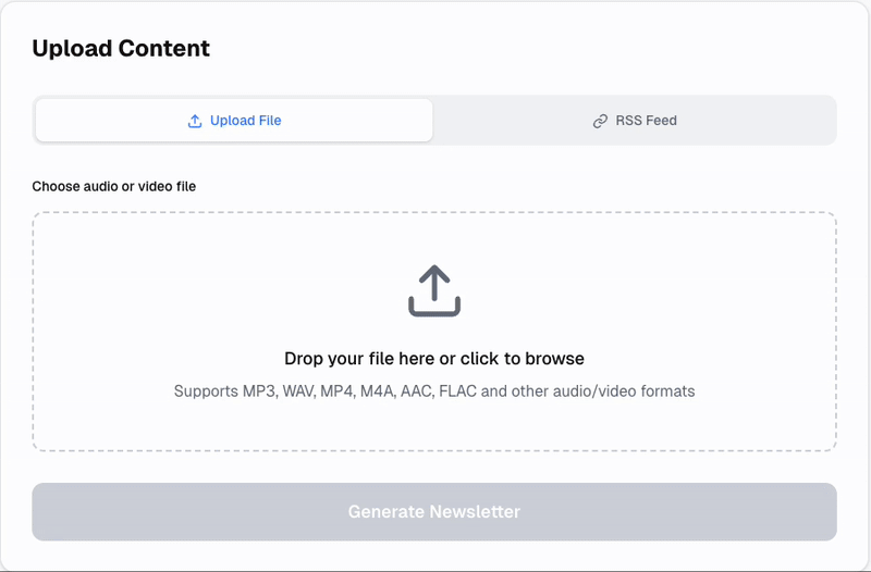Newsletter generation